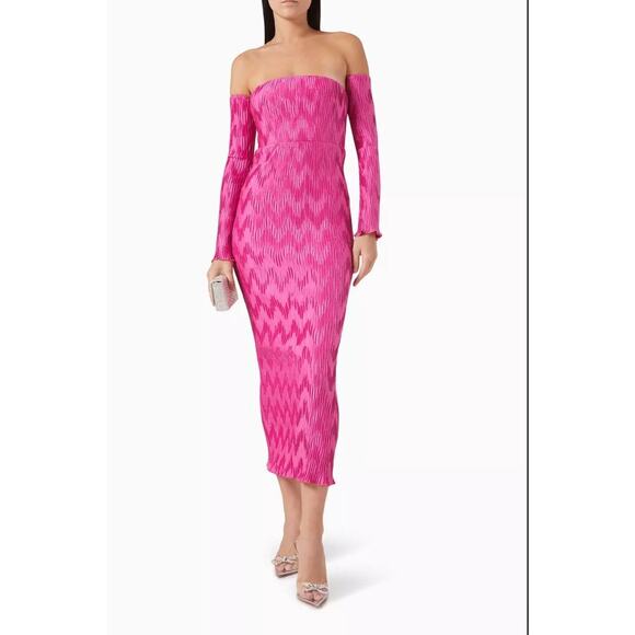 B27 L'Idee Affaire Strapless Midi Dress Womens 10 Y2K - Picture 5 of 11